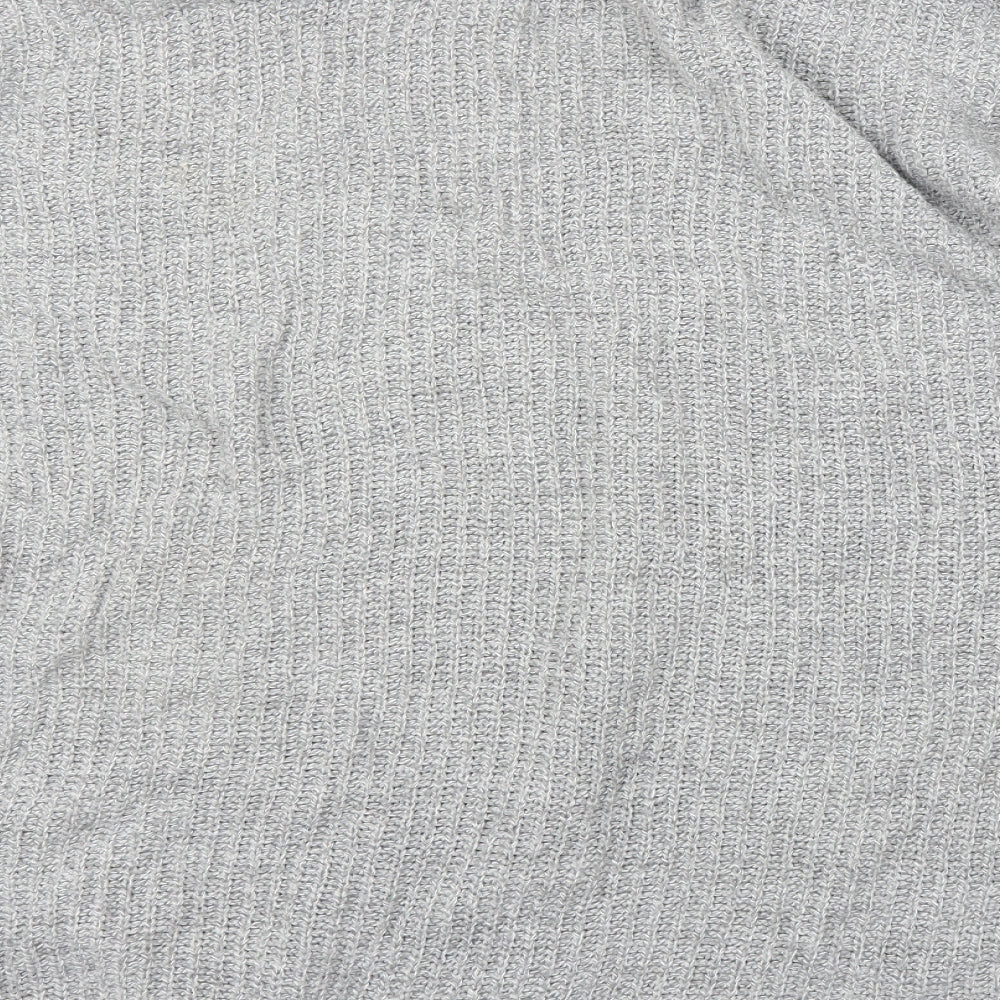 PRETTYLITTLETHING Womens Grey   Pullover Jumper Size L