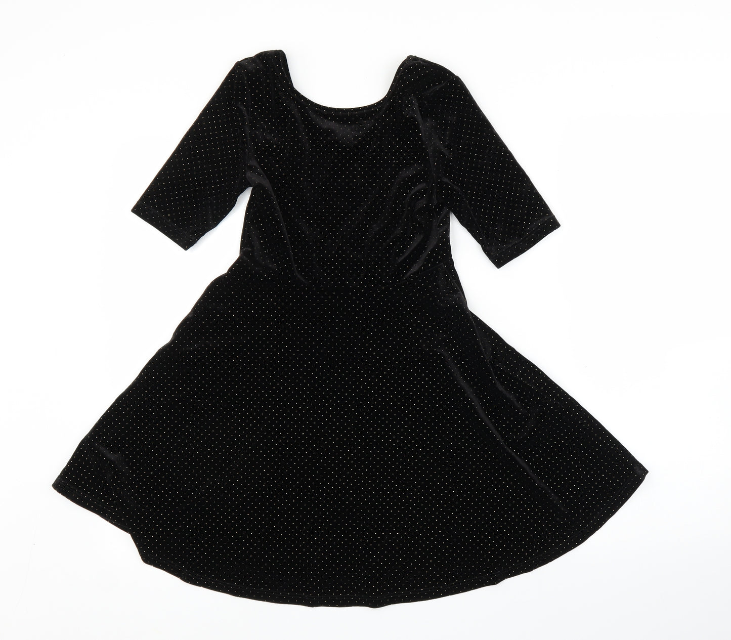 Matalan Girls Black   A-Line  Size 9 Years