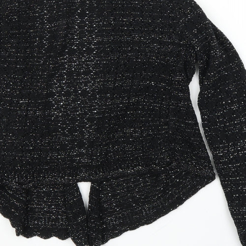 Xited Womens Black   Cardigan Jumper Size S