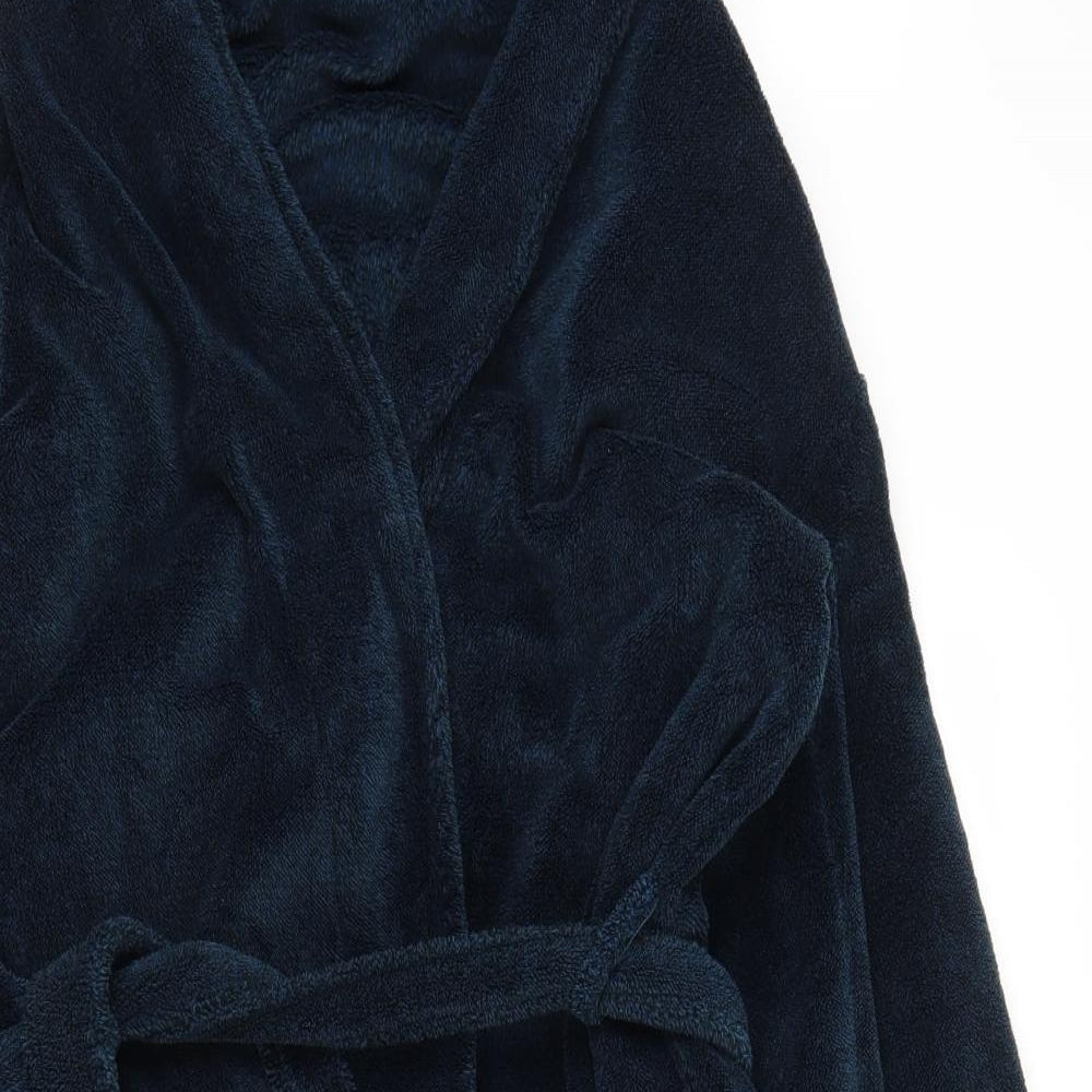 TU Mens Blue    Robe Size L