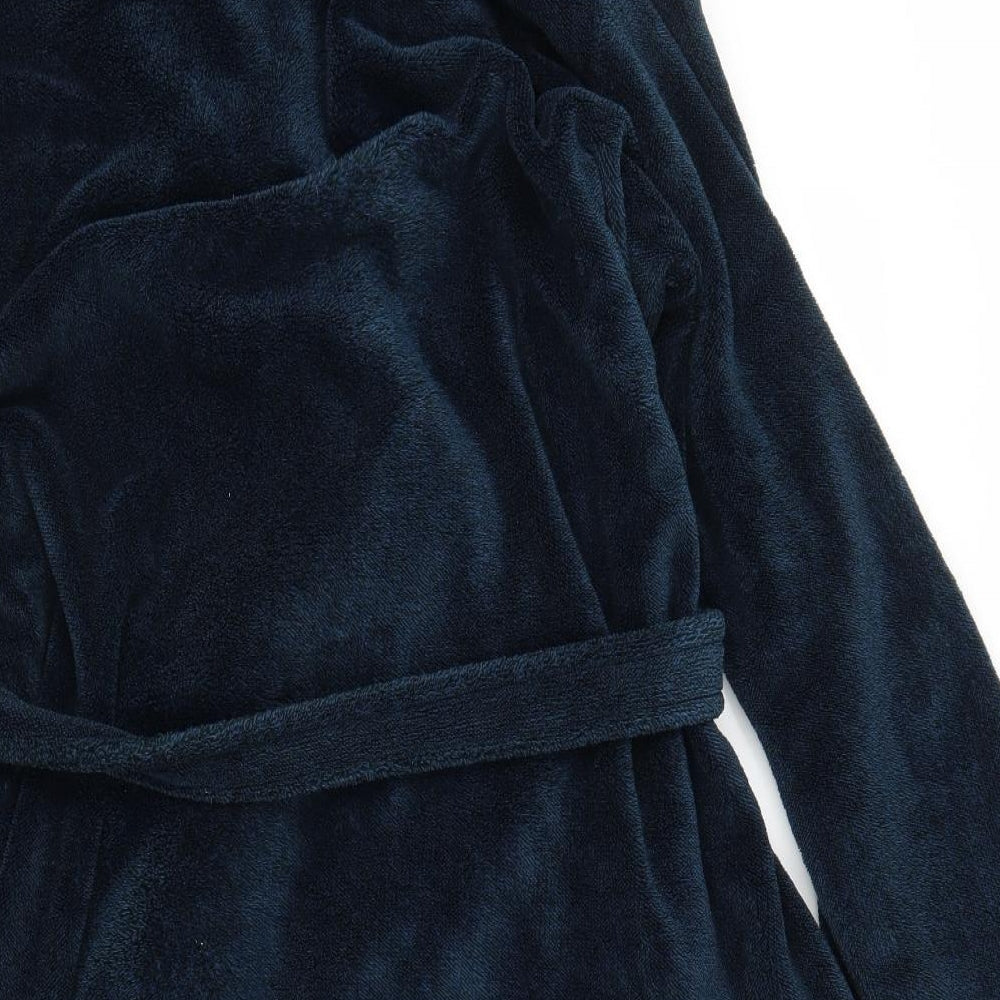 TU Mens Blue    Robe Size L