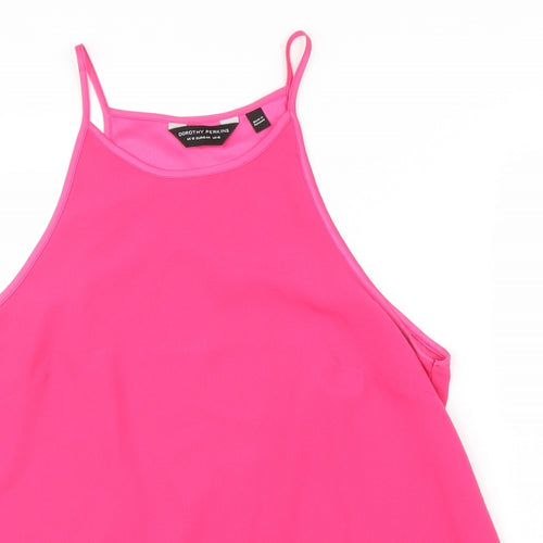 Dorothy Perkins Womens Pink   Basic Blouse Size 16