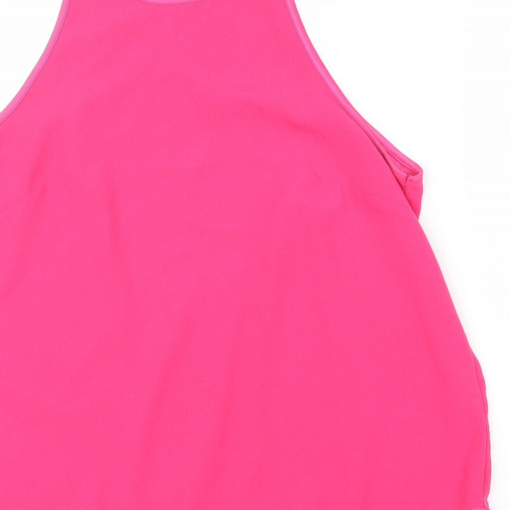 Dorothy Perkins Womens Pink   Basic Blouse Size 16