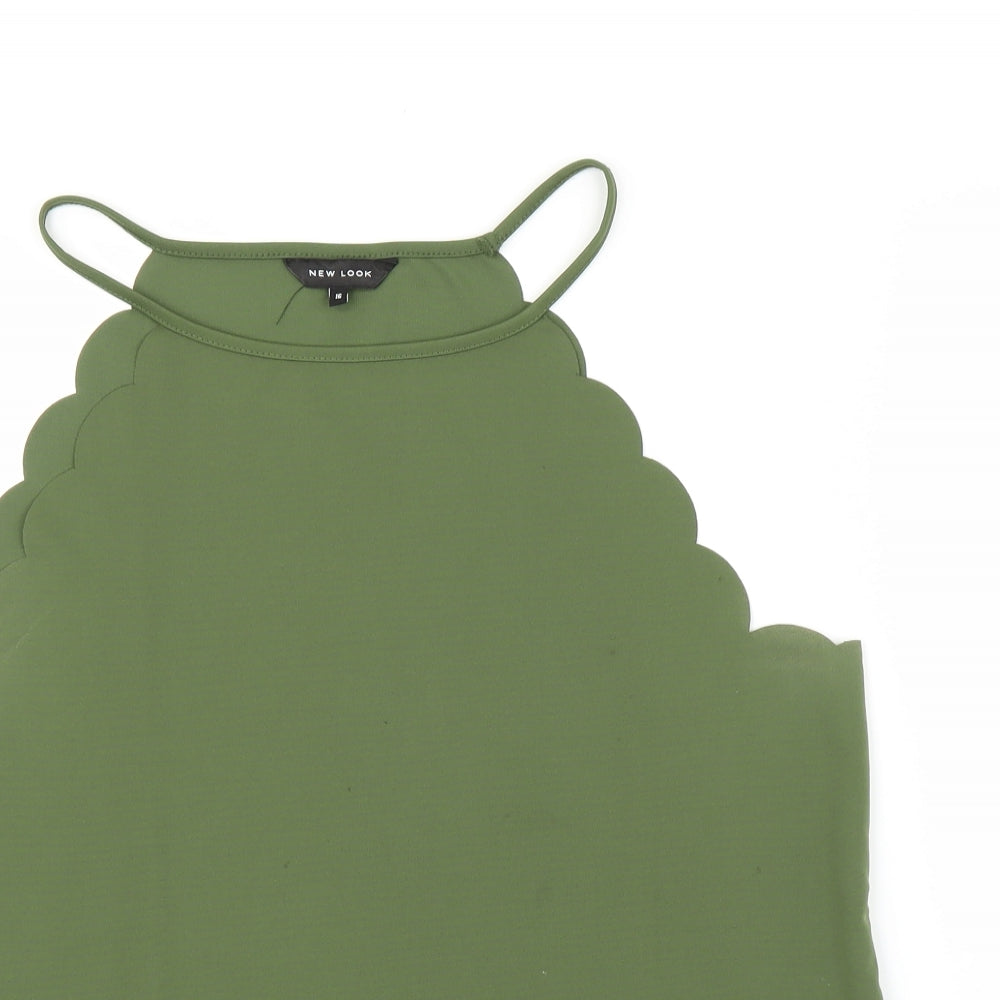New Look Womens Green   Camisole Blouse Size 16