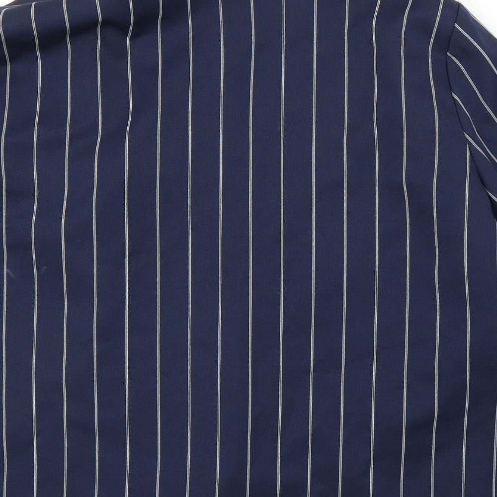 TU Womens Blue Striped  Cardigan Jumper Size 18