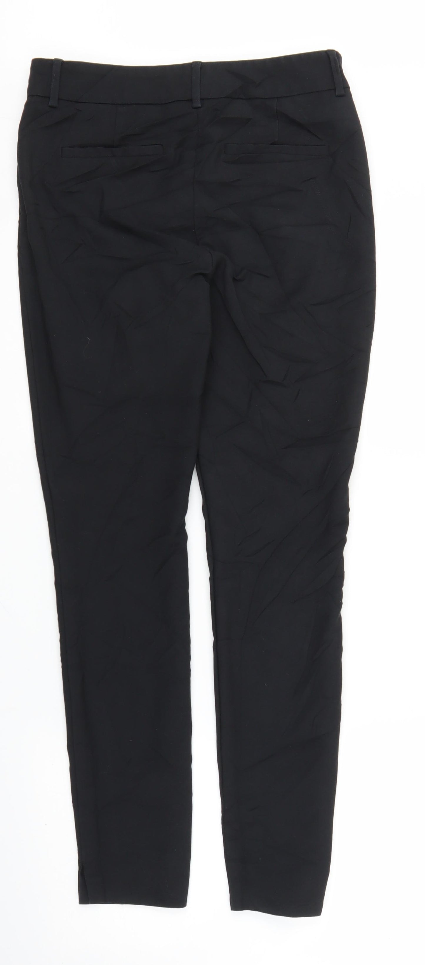 NEXT Womens Black   Carrot Trousers Size 8 L28 in