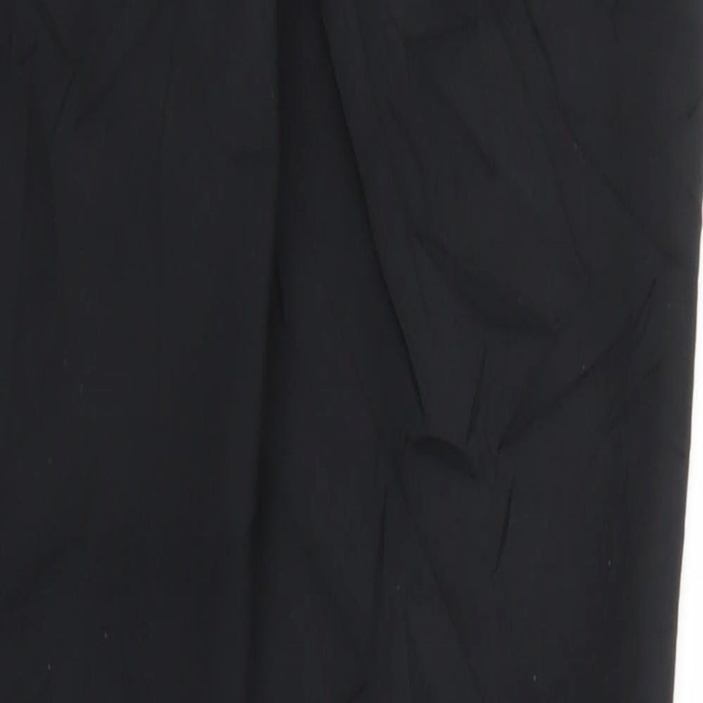 NEXT Womens Black   Carrot Trousers Size 8 L28 in