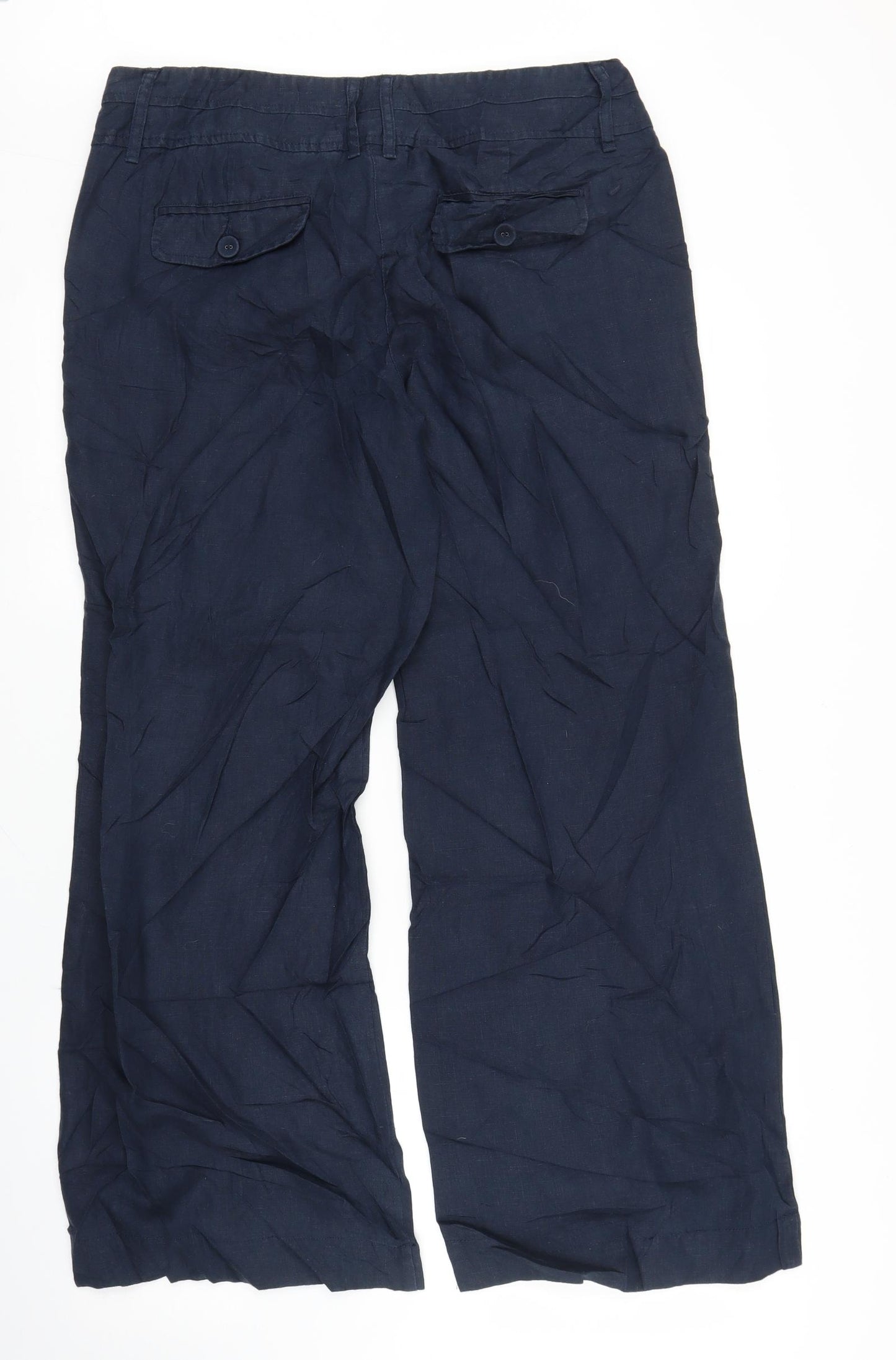 Monsoon Womens Blue   Trousers  Size 14 L26 in