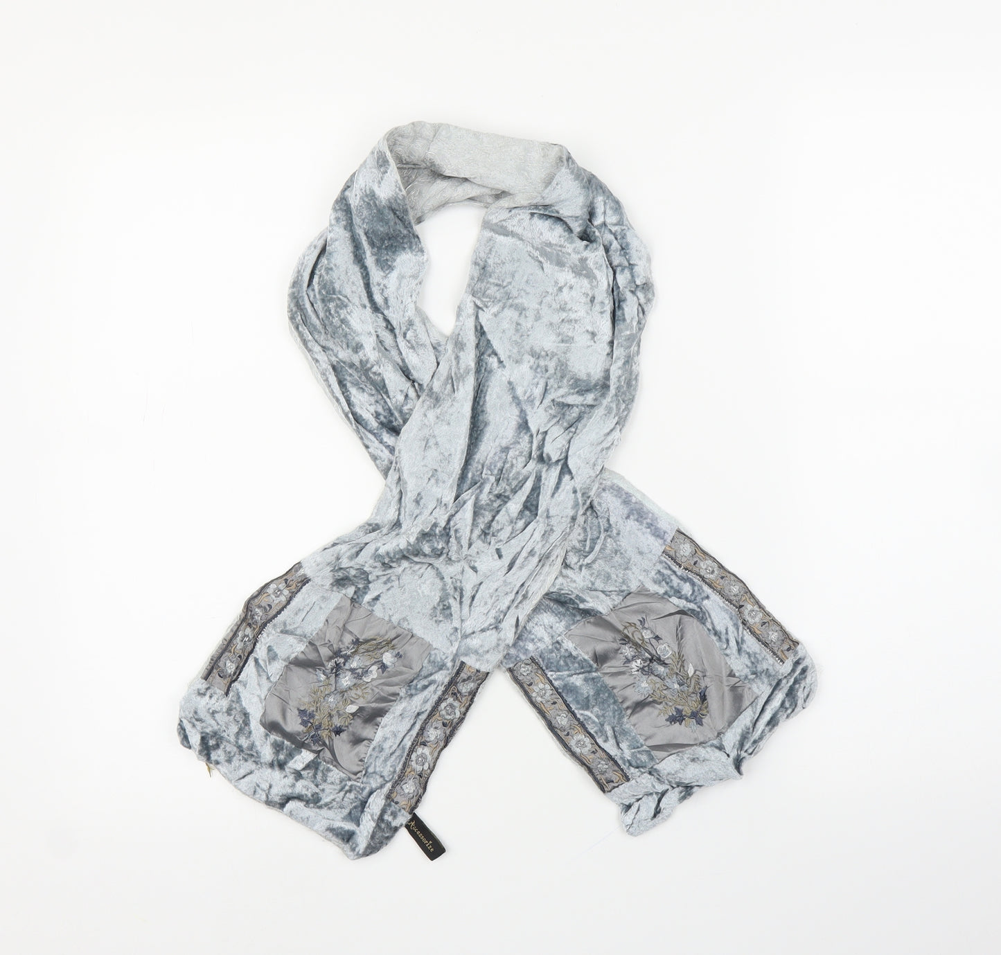 Accessorize Unisex Grey Floral   Scarf