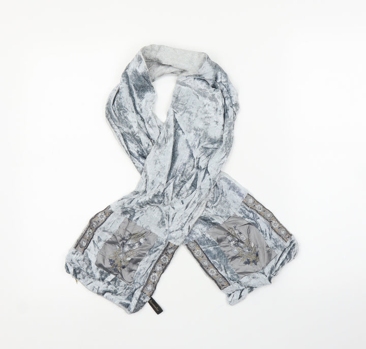 Accessorize Unisex Grey Floral   Scarf