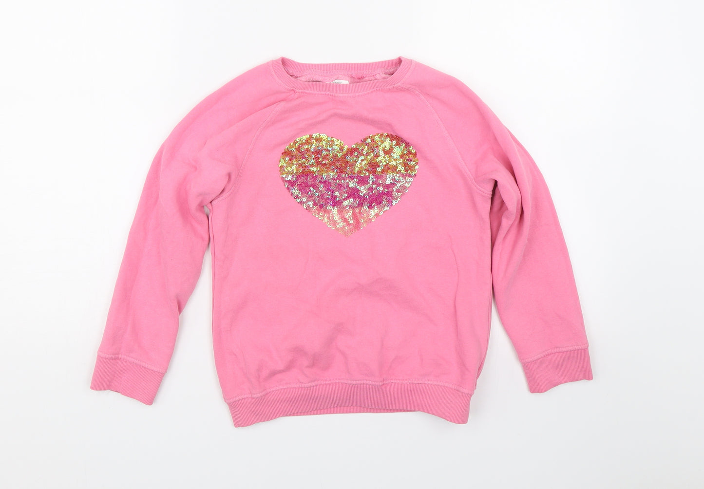 NEXT Girls Pink   Pullover Sweatshirt Size 8 Years