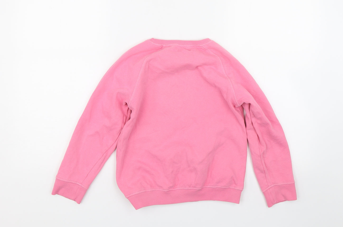 NEXT Girls Pink   Pullover Sweatshirt Size 8 Years