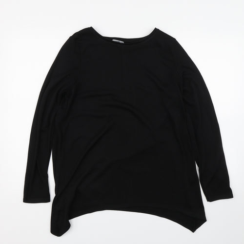 George Womens Black   Basic T-Shirt Size 6