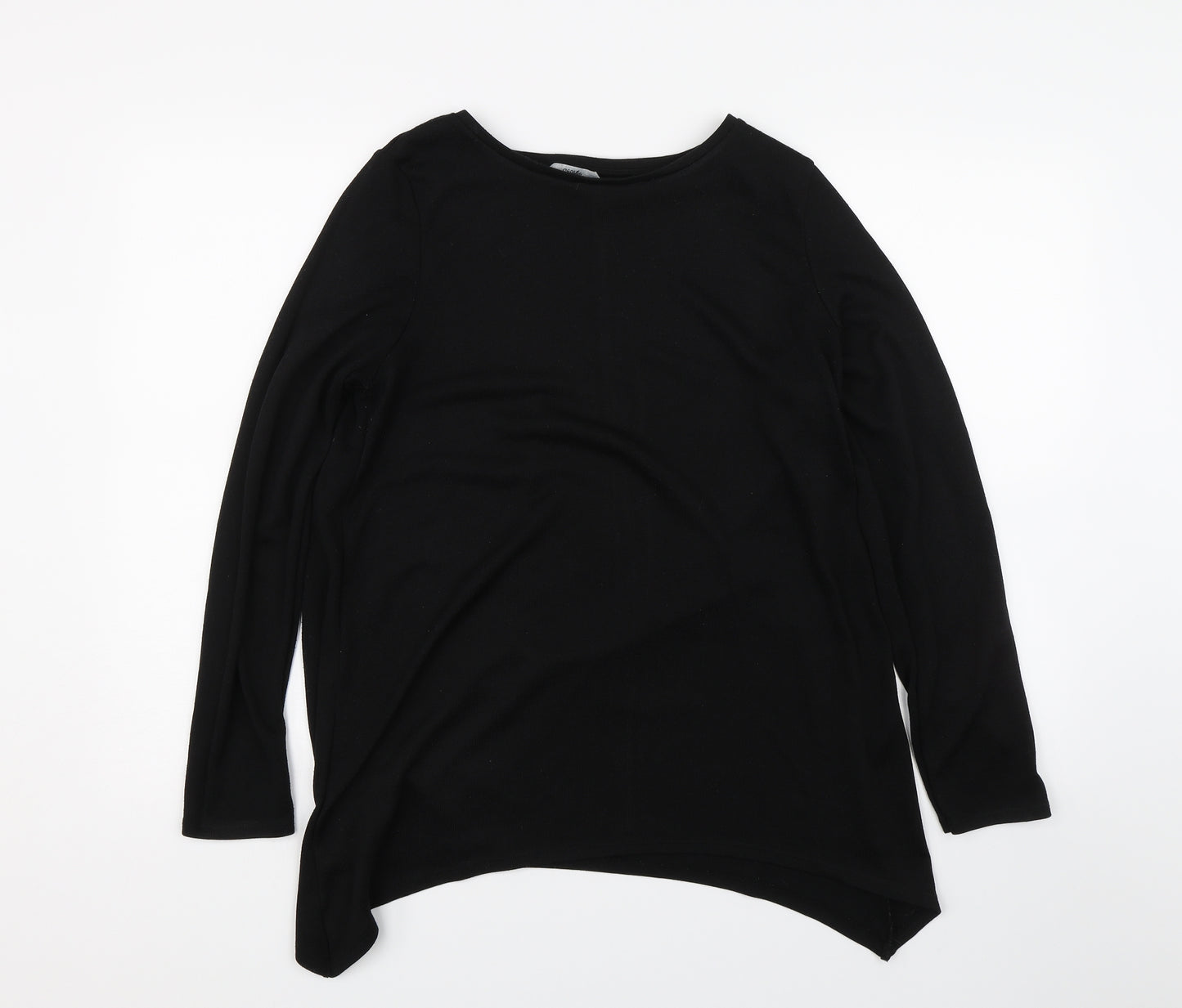 George Womens Black   Basic T-Shirt Size 6