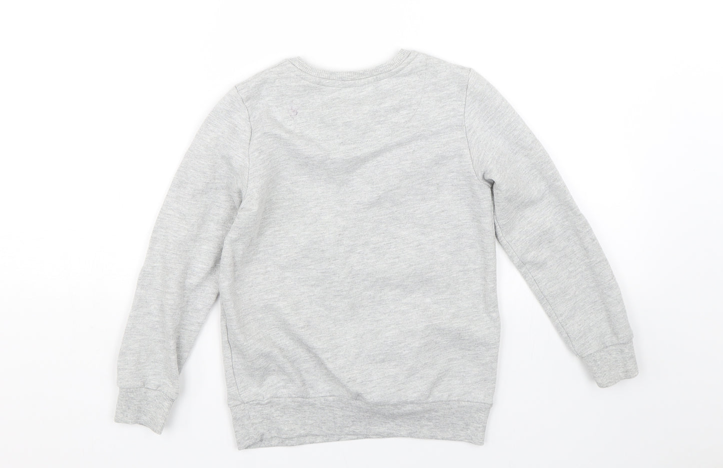 Debenhams Girls Grey   Pullover Jumper Size 7-8 Years  - Deer