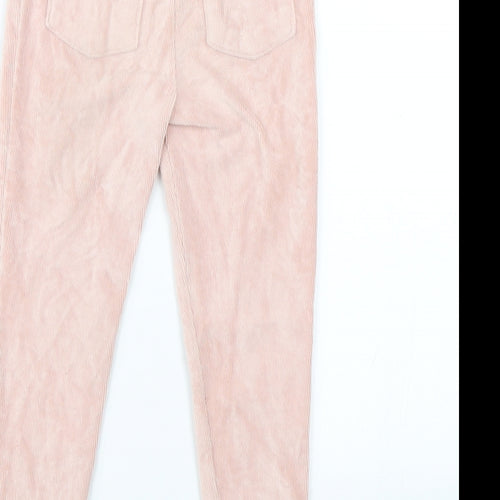 Primark Girls Pink  Corduroy Jogger Trousers Size 5-6 Years
