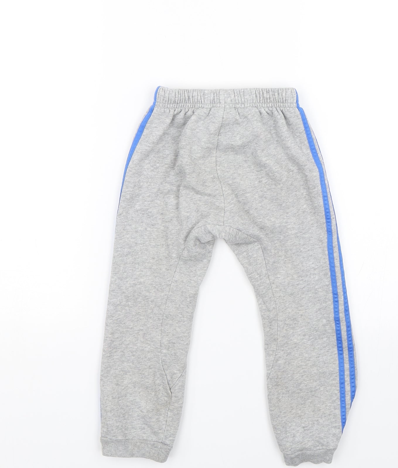 adidas Boys Grey Striped  Jogger Trousers Size 3-4 Years