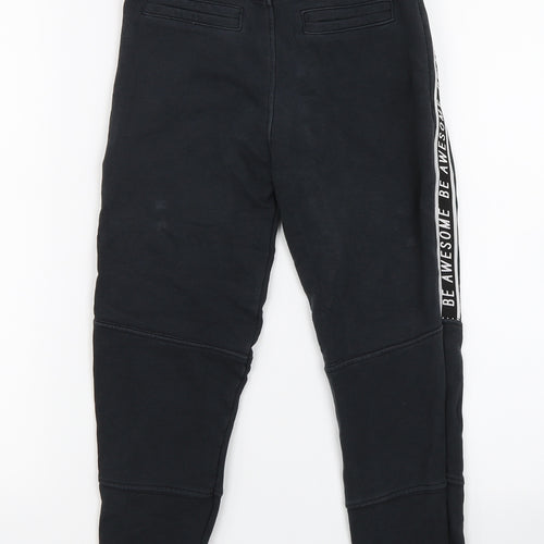 TU Boys Blue Striped  Jogger Trousers Size 8 Years