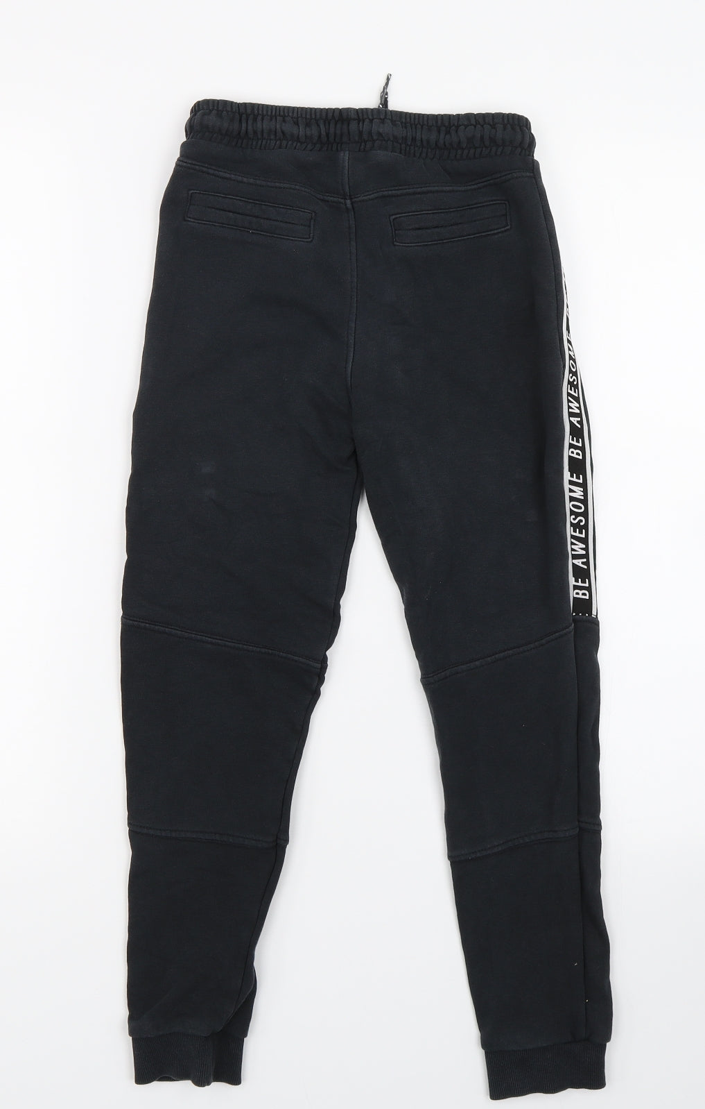 TU Boys Blue Striped  Jogger Trousers Size 8 Years