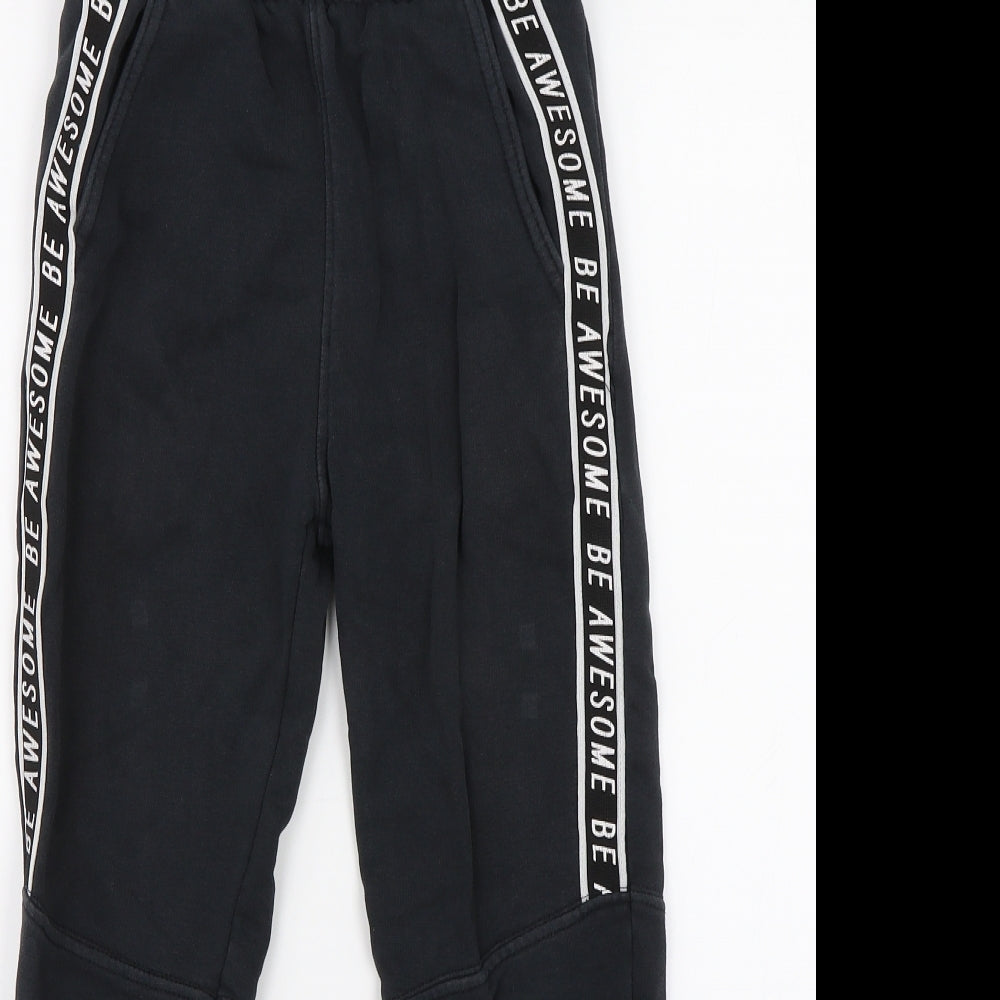 TU Boys Blue Striped  Jogger Trousers Size 8 Years