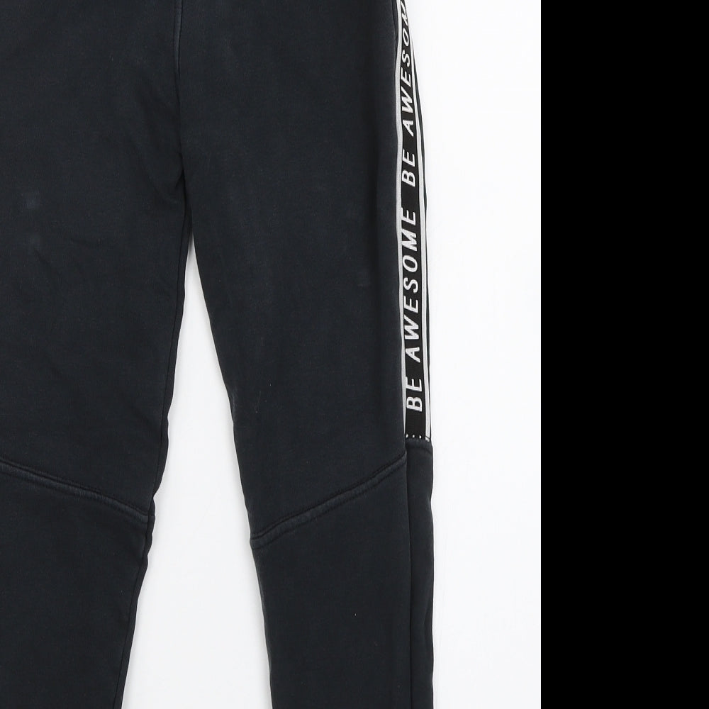 TU Boys Blue Striped  Jogger Trousers Size 8 Years