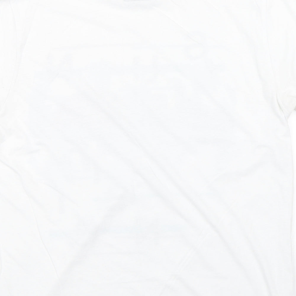Matalan Mens White    T-Shirt Size M