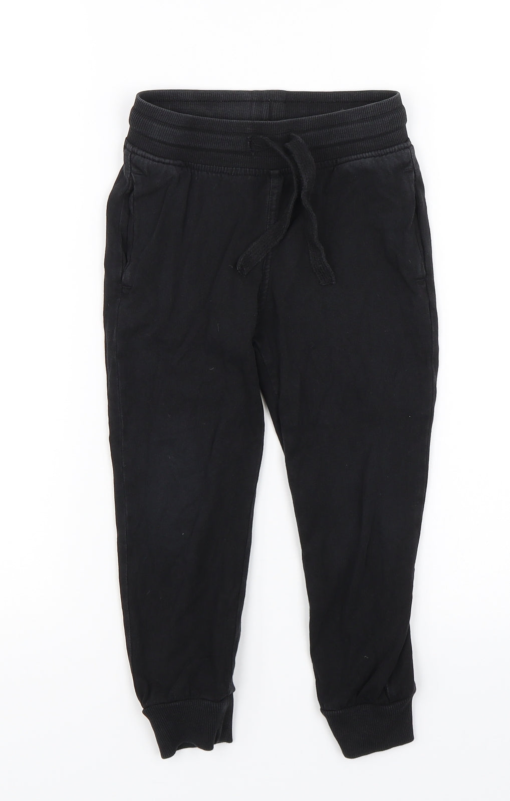 H&M Boys Black   Jogger Trousers Size 3-4 Years