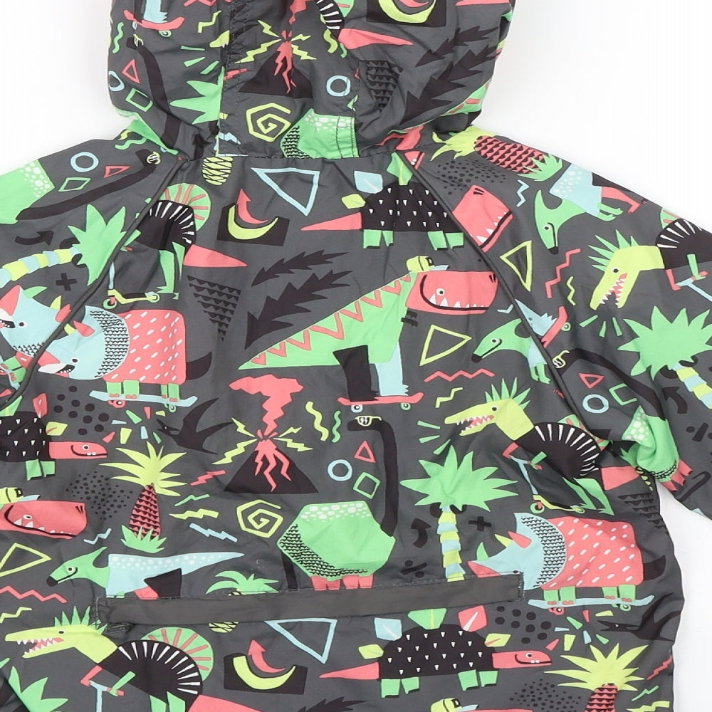 TU Boys Multicoloured Animal Print  Rain Coat Coat Size 3-4 Years  - Dinosaurs