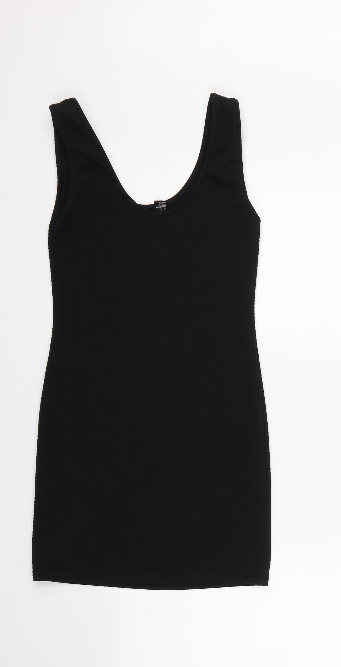 FOREVER 21 Womens Black Striped  Bodycon  Size S