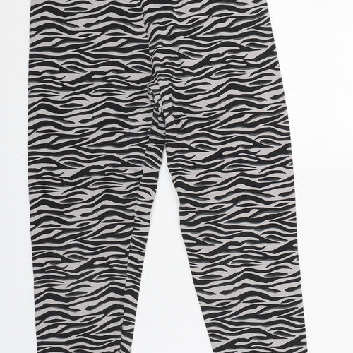 George Girls Grey Animal Print  Sweatpants Trousers Size 13-14 Years
