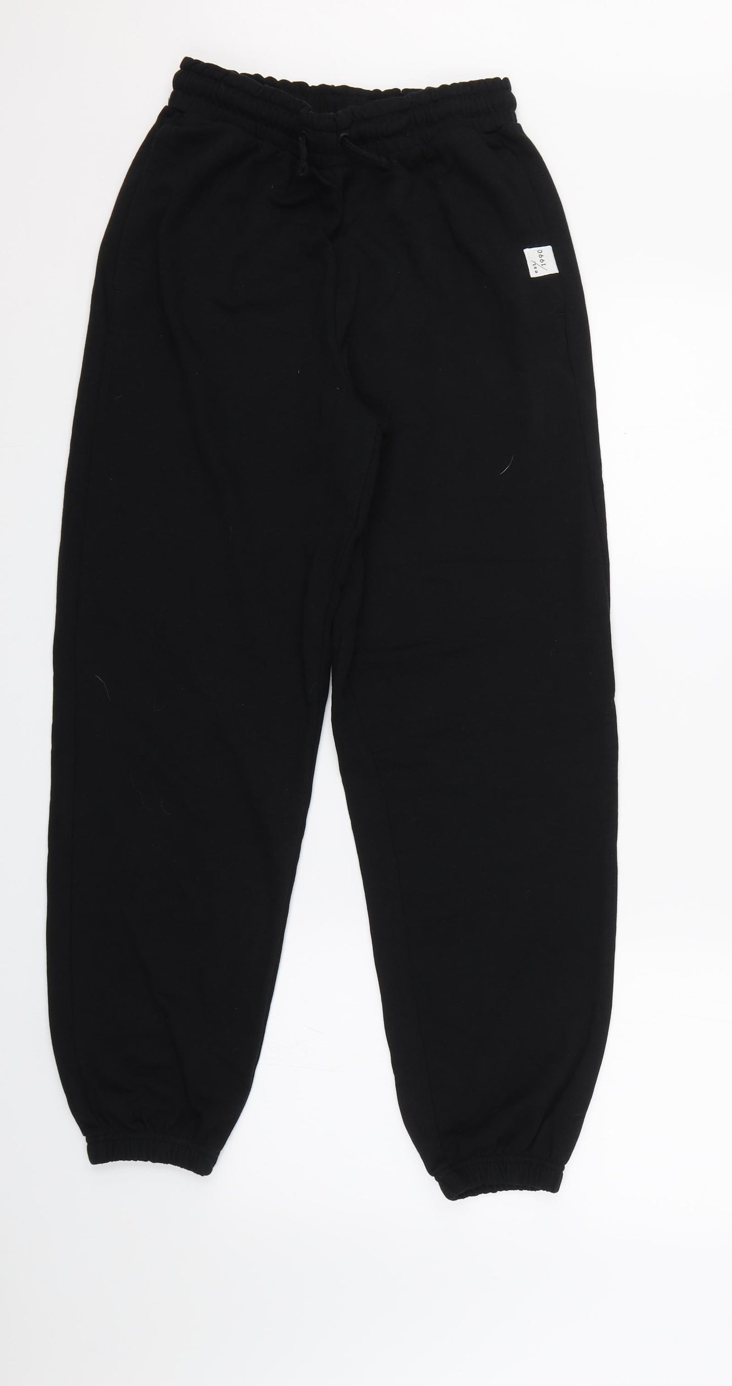 George Girls Black   Jogger Trousers Size 13-14 Years - Elasticated Waist