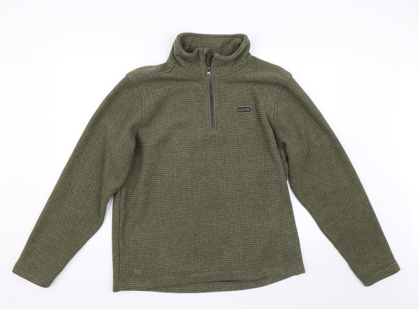 Regetta Mens Green  Fleece Pullover Sweatshirt Size L