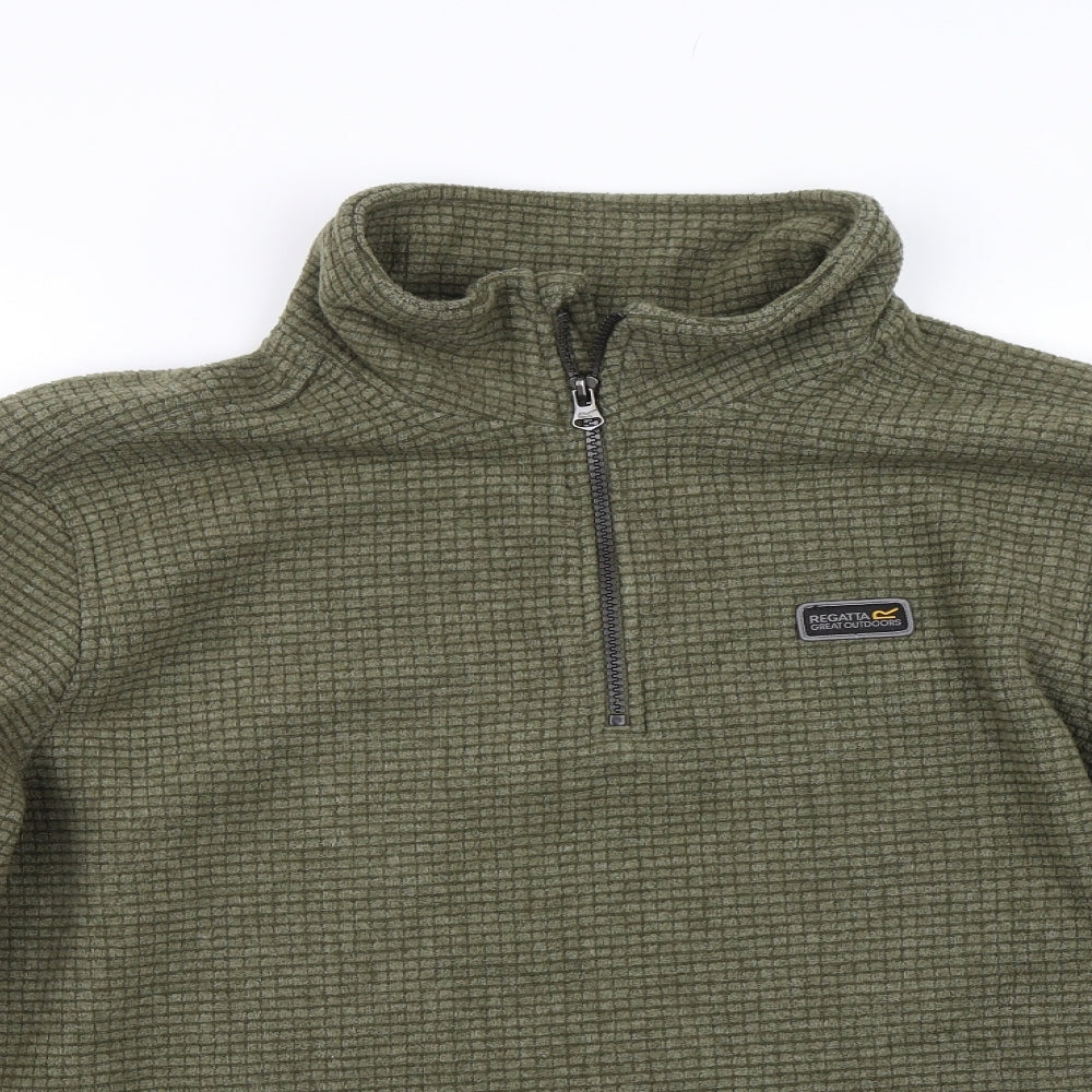 Regetta Mens Green  Fleece Pullover Sweatshirt Size L