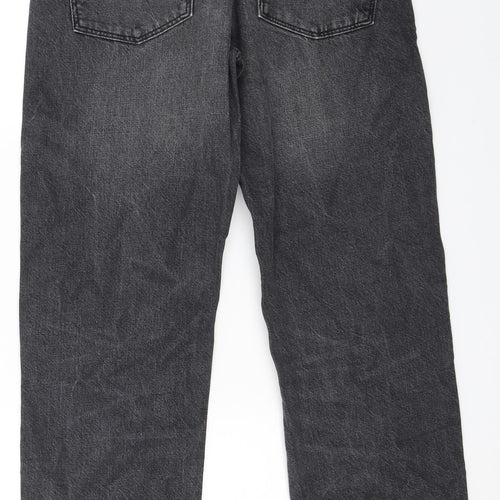 Red Herring Womens Black  Denim Mom Jeans Size 30 L27.5 in