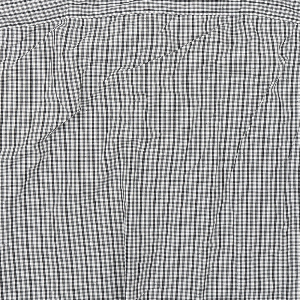 O'Neill Mens Black Check   Button-Up Size XL