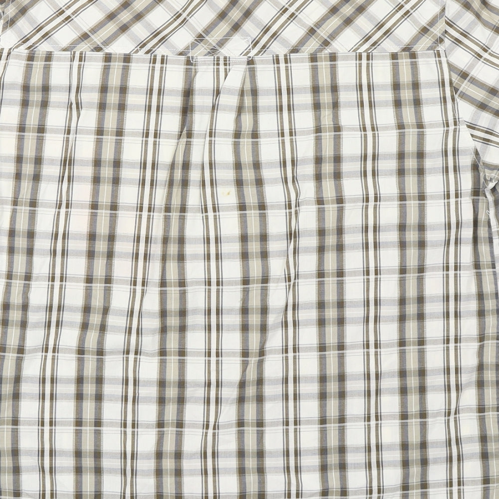 Trespass Mens Brown Check   Button-Up Size S