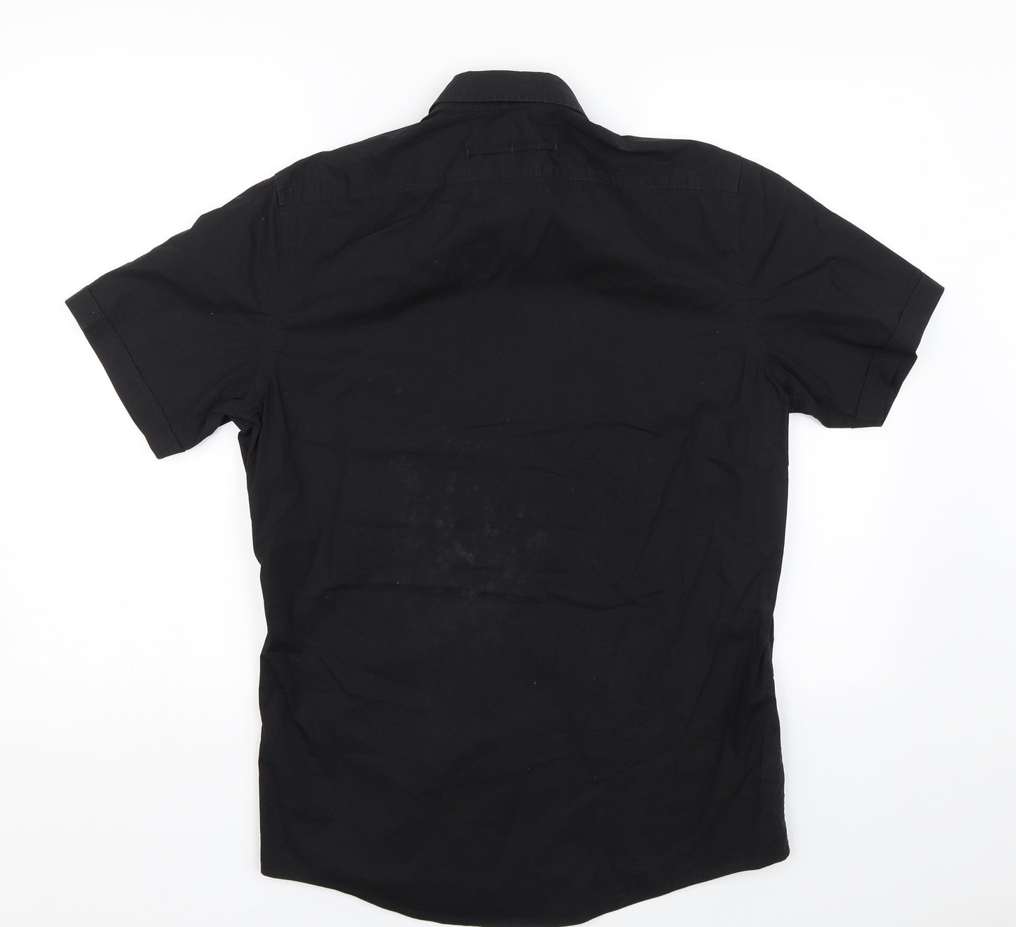 Mexx Mens Black    Button-Up Size M