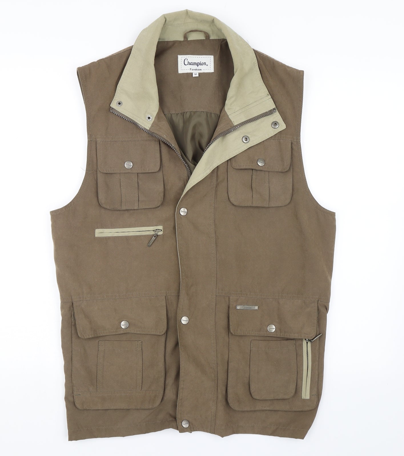 Champion Farnham Mens Brown   Gilet Jacket Size M
