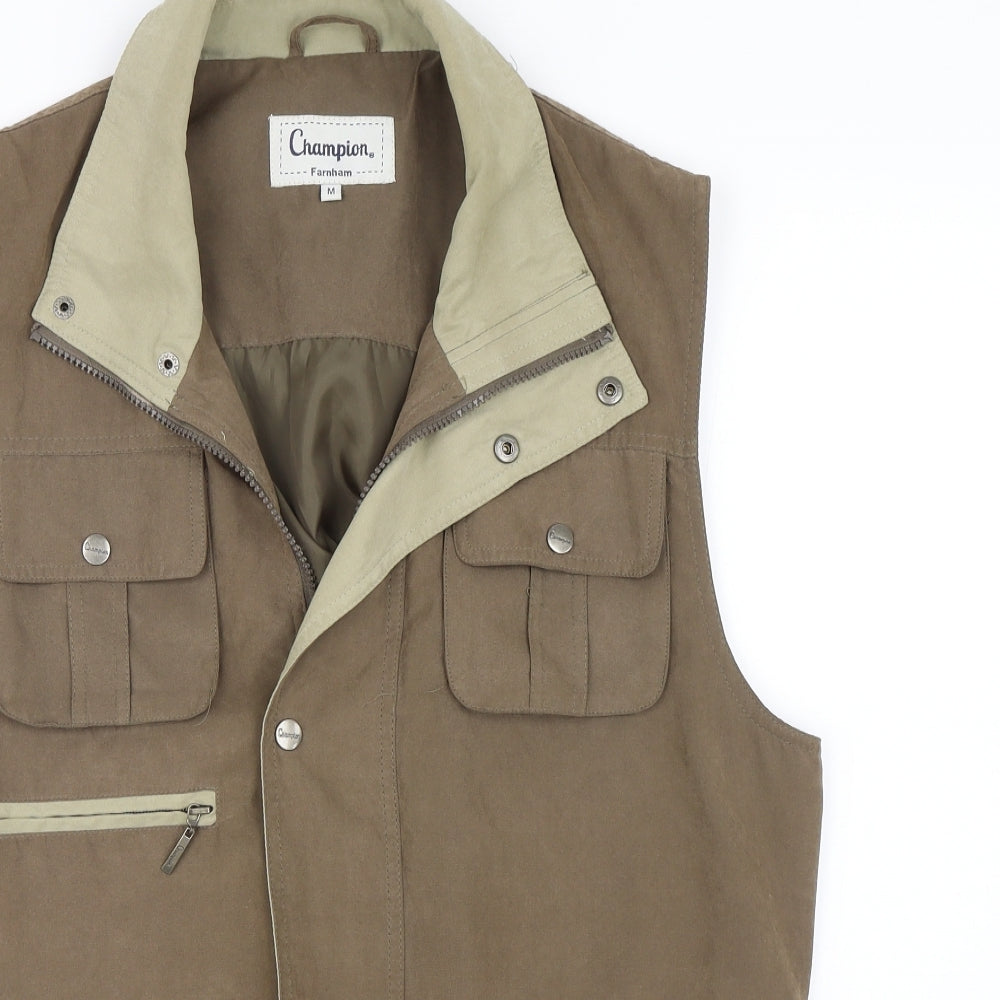 Champion Farnham Mens Brown   Gilet Jacket Size M