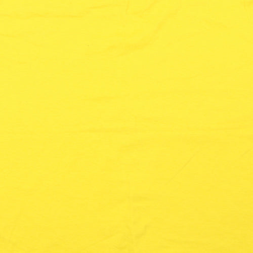 Preworn Womens Yellow   Basic T-Shirt Size L  - Bee