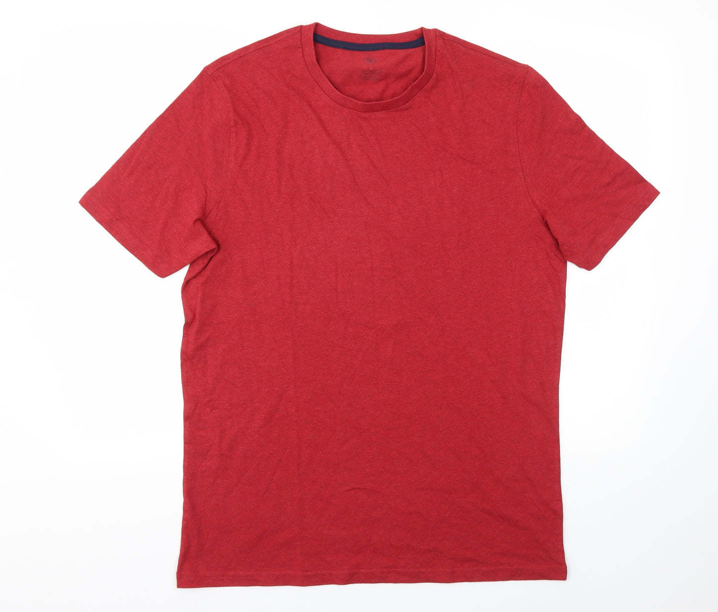 M&S Mens Red    T-Shirt Size L
