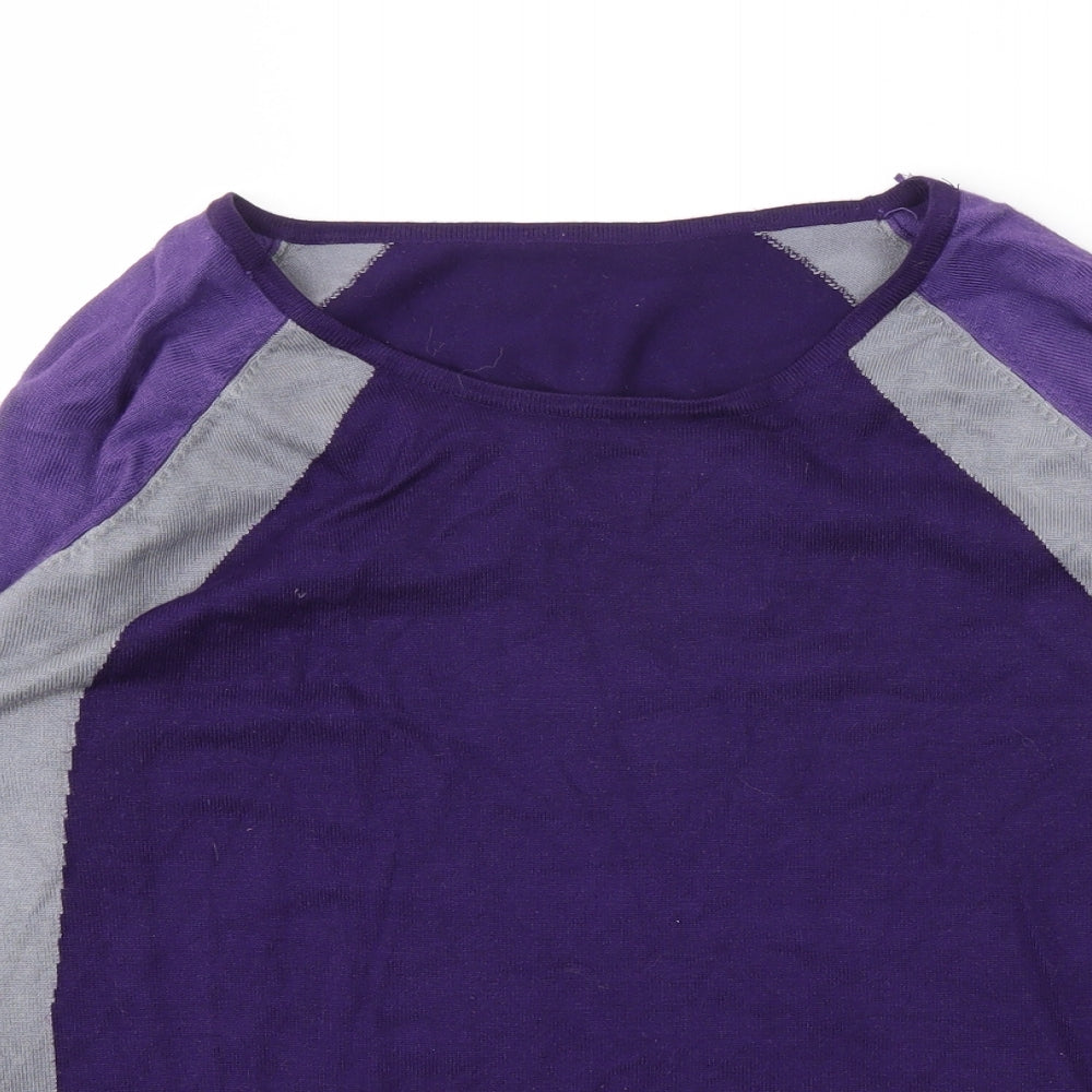 Preworn Womens Purple   Pullover Jumper Size M