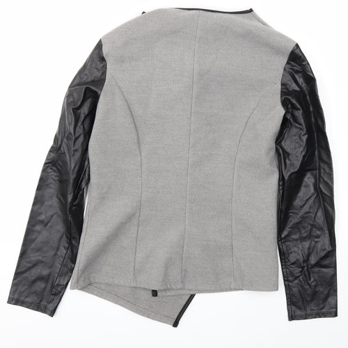 Quiz Womens Grey   Jacket  Size 10