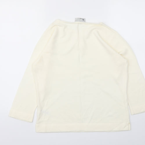 BHS Womens Ivory   Pullover Jumper Size 14