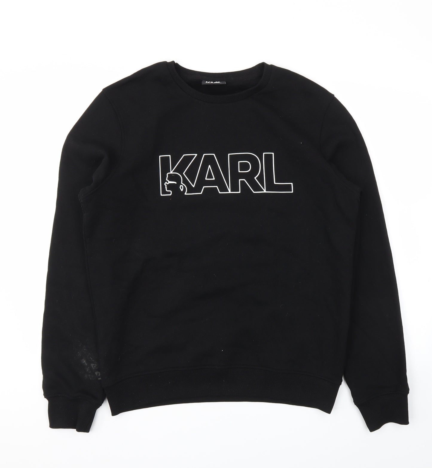 Karl Lagerfeld Mens Black   Pullover Hoodie Size M