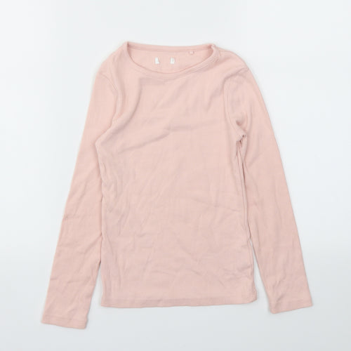 NEXT Girls Pink   Basic T-Shirt Size 7 Years