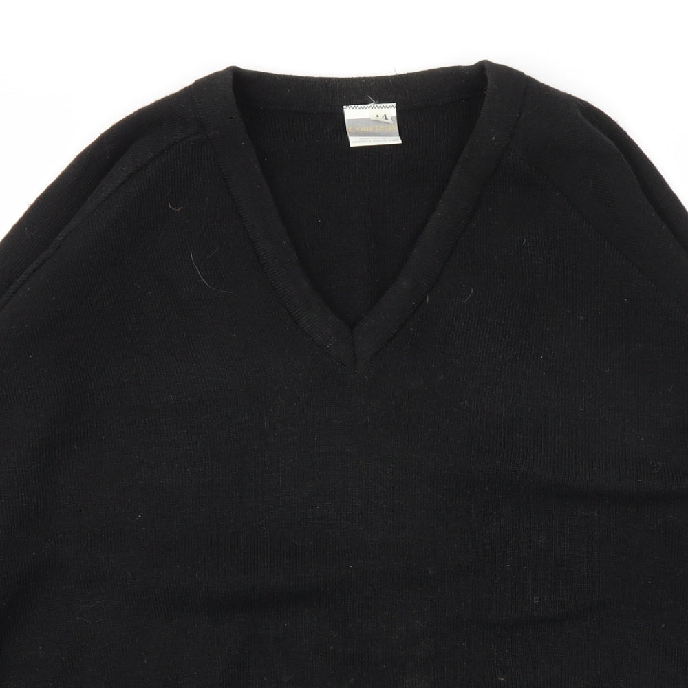 COURTELLE Womens Black   Pullover Jumper Size 16