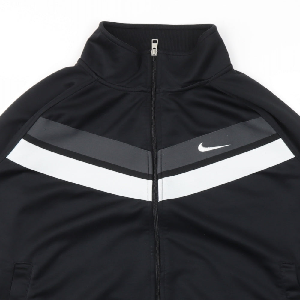 Nike Mens Black   Full Zip Sweatshirt Size 2XL