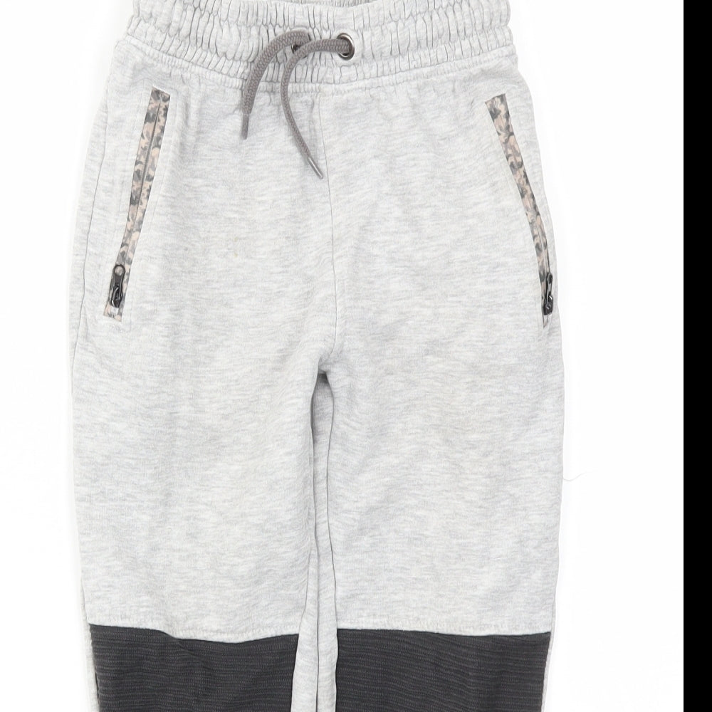 TU Boys Grey   Jogger Trousers Size 6 Years