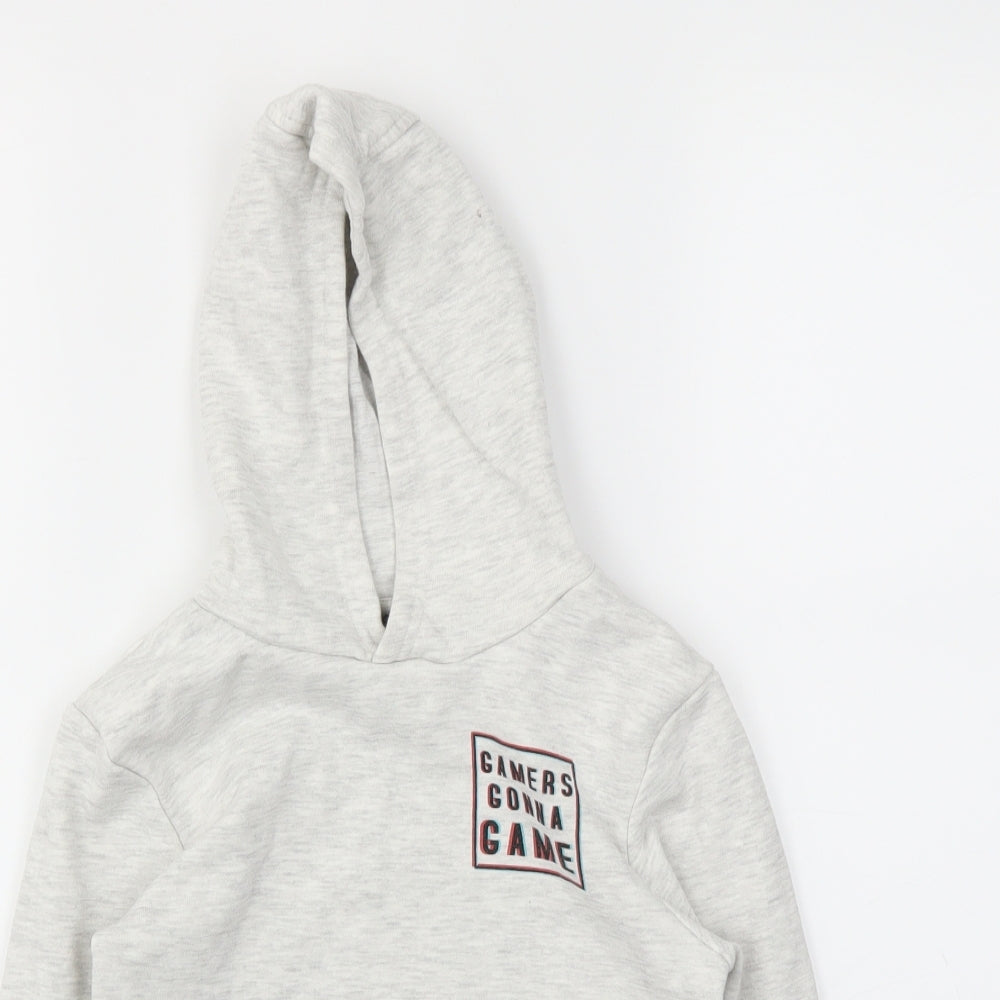 George Boys Grey   Pullover Hoodie Size 6-7 Years